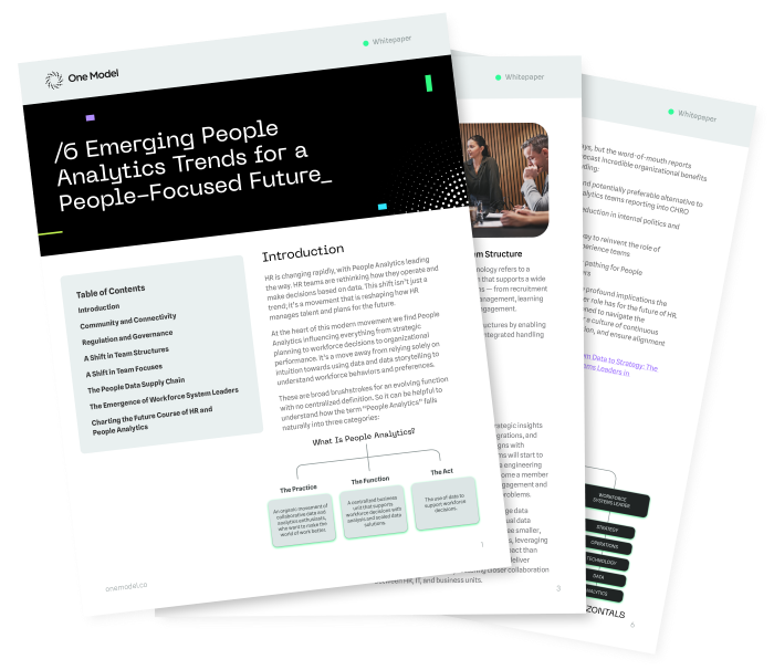 6 Emerging HR Trends for a People-Focused Future | One Model