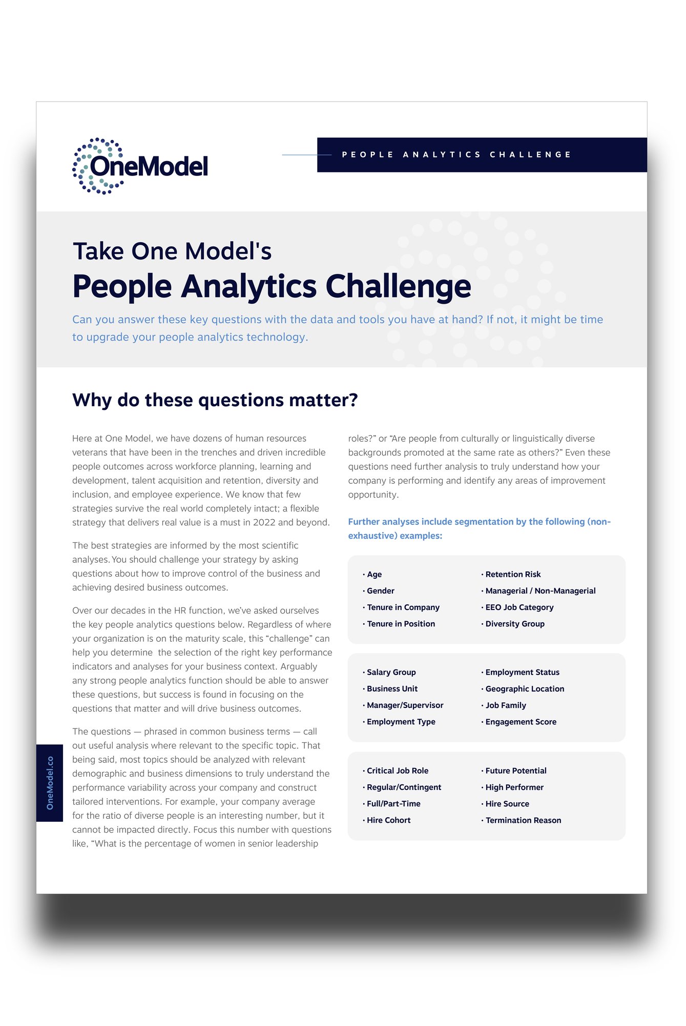 People Analytics Challenge