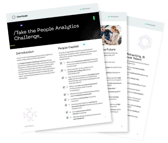 People Analytics Challenge white paper image