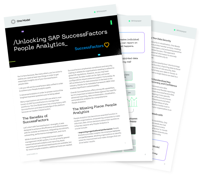 One-Model-Whitepaper-Unlocking-SAP SuccessFactors-people-analytics