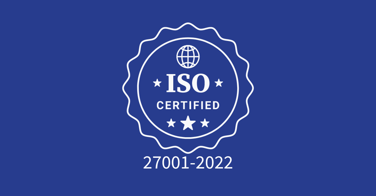 ISO certification badge