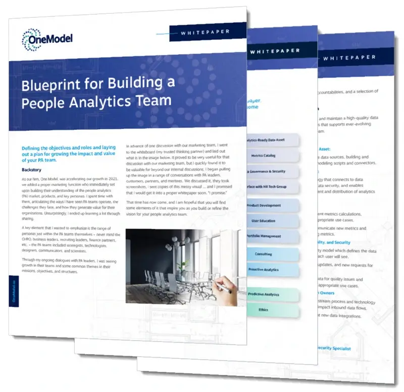 Blueprint for Building a People Analytics Team