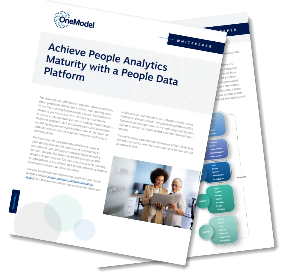 Achieve People Analytics Maturity with a People Data Platform